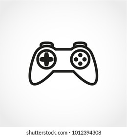Game Icon Isolated on White Background