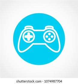 Game Icon Isolated on White Background