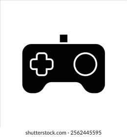 game icon. joystick. controller, console, board icon. controller. solid design style. Vector Illustration