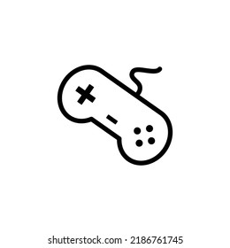 Game Icon, Joystick Icon, Play Icon Sign Vector Isolated on White Artboard