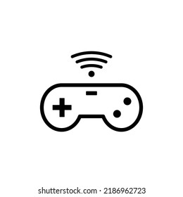 Game Icon, Joystick Icon, Play Icon Sign Vector Isolated on White Artboard