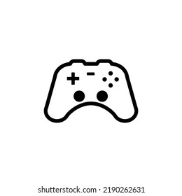 Game Icon, Joystick Icon, Play Icon Sign Vector Isolated on White Artboard