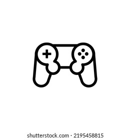 Game Icon, Joystick Icon, Play Icon Sign Vector Isolated on White Artboard