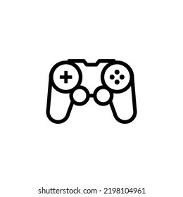 Game Icon, Joystick Icon, Play Icon Sign Vector Isolated on White Artboard