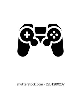 Game Icon, Joystick Icon, Play Icon Sign Vector Isolated on White Artboard