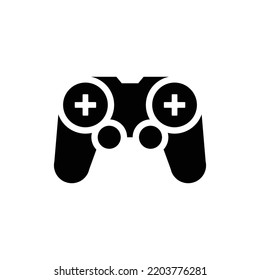 Game Icon, Joystick Icon, Play Icon Sign Vector Isolated on White Artboard