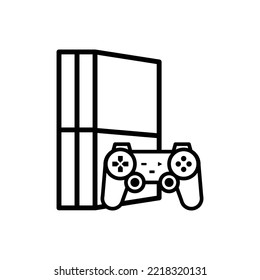 Game Icon, Joystick Icon, Play Icon Sign Vector Isolated on White Artboard
