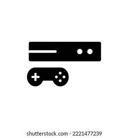 Game Icon, Joystick Icon, Play Icon Sign Vector Isolated on White Artboard