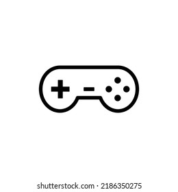 Game Icon, Joystick Icon Sign Vector Isolated on White Artboard