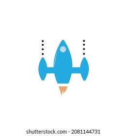 game icon or logo or rocket game logo