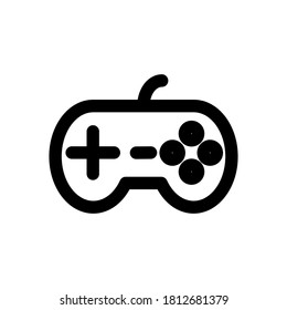 Icono de juego con vector de estilo de contorno para su diseño web