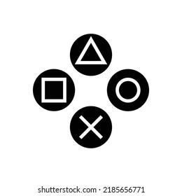 Game Icon, Play Icon Sign Vector Isolated on White Artboard