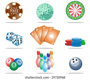 game icon set; clip-art