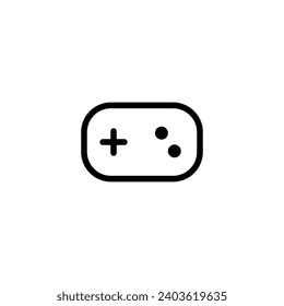 Game icon simple joystick vector perfect controller illustration