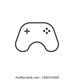 Game icon symbol joytick concept outline vector design