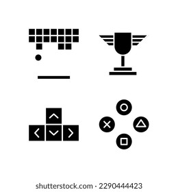 Game icon vector illustration logo template for many purpose. Isolated on white background.