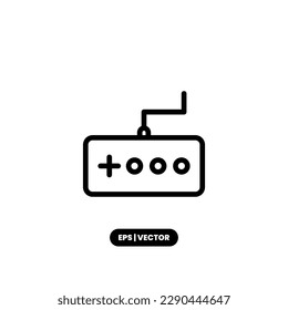 Game icon vector illustration logo template for many purpose. Isolated on white background.