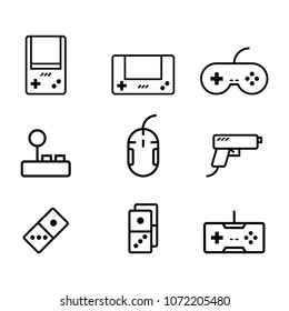 Game icons set