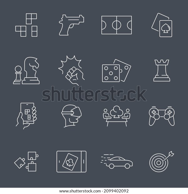 game icons set.game pack symbol vector elements for
infographic web