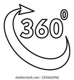 Game illusion icon. Outline game illusion vector icon for web design isolated on white background