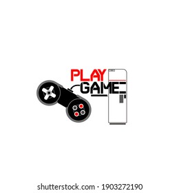 Game illustration. boys background For print, baby clothes, t shirt, child or posters