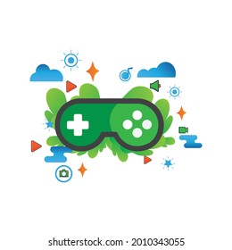 game illustration. Flat vector icon. can use for, icon design element,ui, web, app.