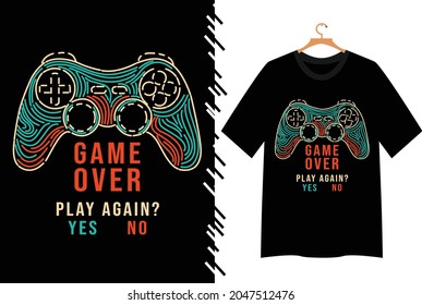 Spielgrafik für T-Shirt-Design