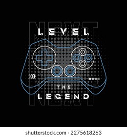 Game Illustration Typografie. perfekt für T-Shirt-Design