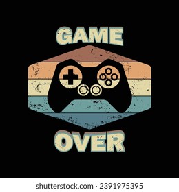 Game Illustration typography for t shirt, poster, logo, sticker, or apparel merchandise.
