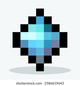 Game item gem pixel art