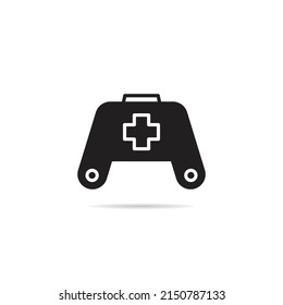 game joy stick icon on white background