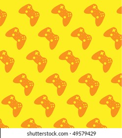 Game joypad vector background.