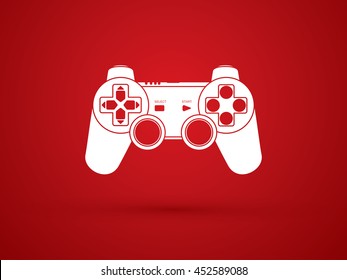 Game Joystick graphic vector.