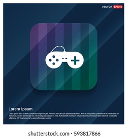 Game joystick icon 