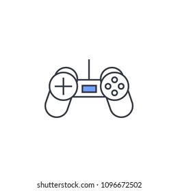 game joystick icon. Element of web icon with one color for mobile concept and web apps. Thin line game joystick icon can be used for web and mobile. Premium icon on white background