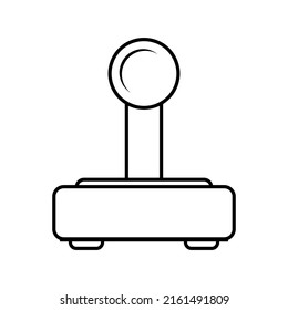 Game joystick icon on white background. Vector illustration.