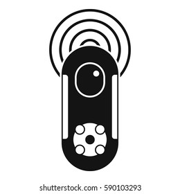 Game joystick icon. Simple illustration of game joystick vector icon for web