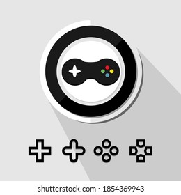 Game, joystick icon. Symbol for your website, logo, app, UI. Illustration vector