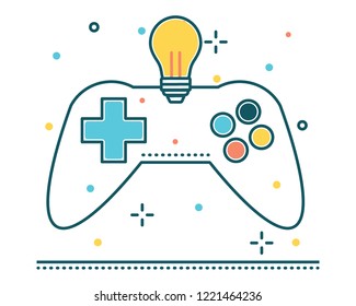 game joystick line filled icon illustration vector,game joystick illustration vector,game joystick line filled website icon illustration vector