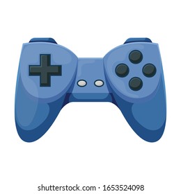 Game of joystick vector icon.Cartoon vector icon isolated on white background game of joystick.