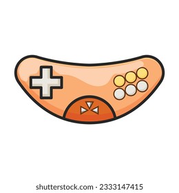 Game of joystick vector icon.Color vector icon isolated on white background game of joystick.