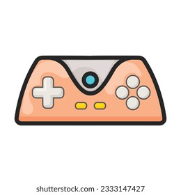 Game of joystick vector icon.Color vector icon isolated on white background game of joystick.