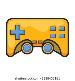 Game of joystick vector icon.Color vector icon isolated on white background game of joystick.