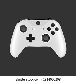 Game joystick in vector.Gamepad for a new generation of game console vector illustration.