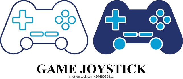 Game Joystick web icons in line and fill style. Set of high quality Information technology signs for web and mobile app. Colorful Editable icon set of IT and Gadgets.