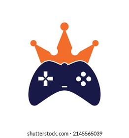 Game King Logo Icon Design Gamepad Stock Vector (Royalty Free ...
