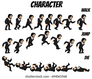 Game Kits Adventure (Character Sprite Man wear suit)
