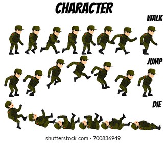 Game Kits Adventure (Character Sprite Soldier Man)
