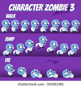 Game Kits Adventure Design (Character Sprite Zombie)