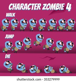 Game Kits Adventure Design (Character Sprite Zombie Soldier)